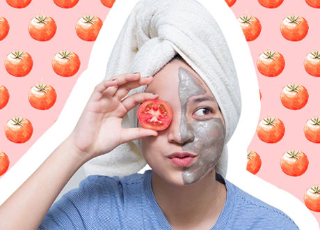 ماسک گوجه برای پوست